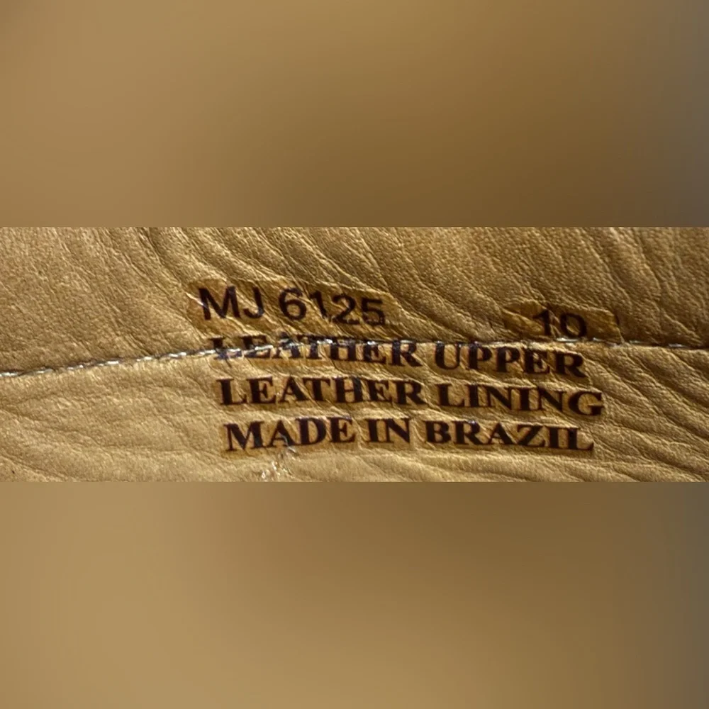 Marc Joseph New York Handcrafted Leather Driving Moccasins Loafers Brown Size 10 - Picture 6 of 10